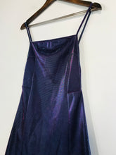 Load image into Gallery viewer, Urban Outfitters Women&#39;s Metallic A-Line Mini Dress | S UK8 | Purple
