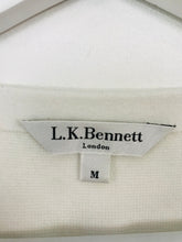 Load image into Gallery viewer, L.K. Bennett Women’s Oversized Cropped Knit Jumper | M UK10-12 | White
