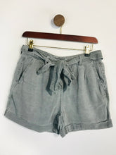 Load image into Gallery viewer, Mint Velvet Women&#39;s Linen Hot Pants Shorts | UK10 | Grey
