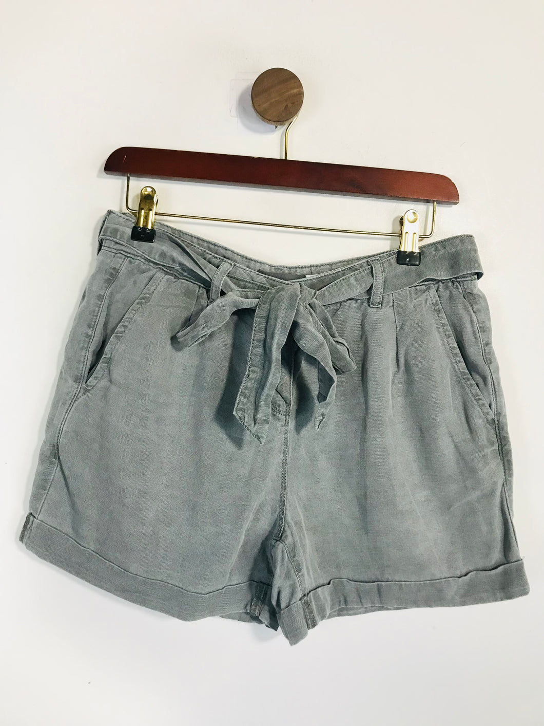 Mint Velvet Women's Linen Hot Pants Shorts | UK10 | Grey