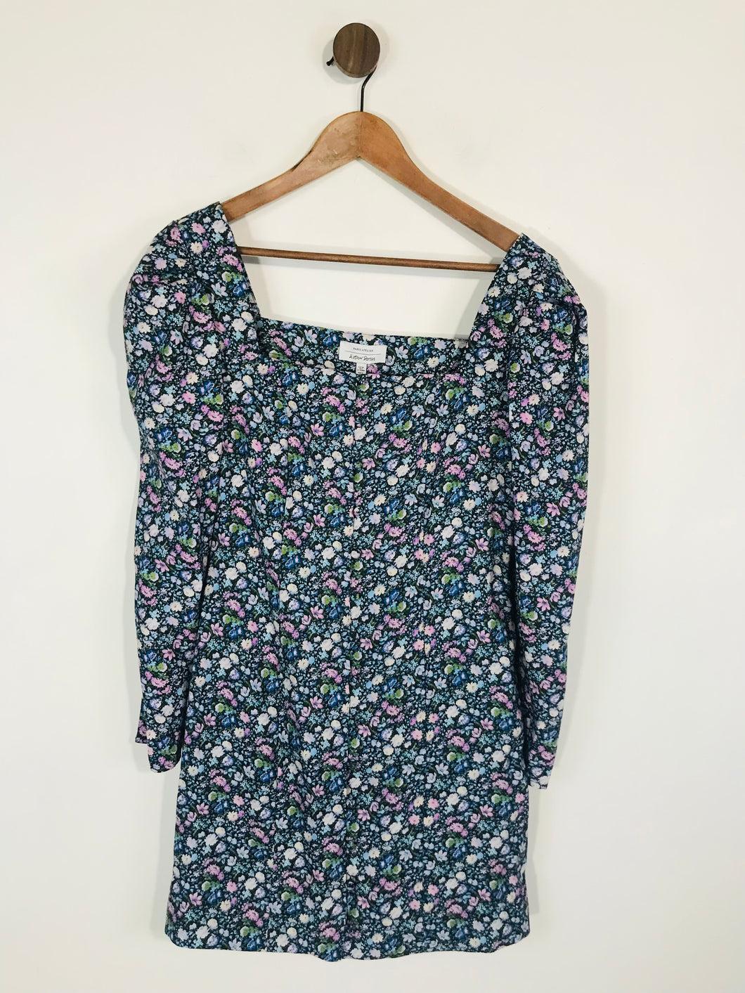 & Other Stories Women's Floral Button Up Shift Dress NWT | UK12 | Multicoloured