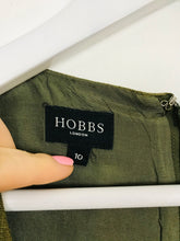 Load image into Gallery viewer, Hobbs Women’s Linen Pinafore Midi Dress | UK10 | Green
