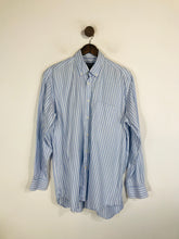 Load image into Gallery viewer, Joseph Turner Men&#39;s Striped Button-Up Shirt | L | Blue
