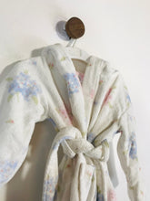 Load image into Gallery viewer, The White Company Kid&#39;s Floral Robe Coat | 1-1.5 years | White
