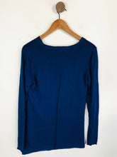 Load image into Gallery viewer, Jigsaw Women&#39;s Cowl Neck Jumper | M UK10-12 | Blue
