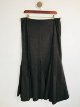 Load image into Gallery viewer, Per Una Women&#39;s Faux Suede Maxi Skirt | UK16 | Brown
