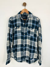 Load image into Gallery viewer, American Eagle Men&#39;s Cotton Check Button-Up Shirt | S | Blue
