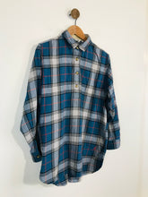 Load image into Gallery viewer, J W Anderson For Uniqlo Women&#39;s Tartan Check Oversized Button-Up Shirt | M UK10-12 | Multicolour

