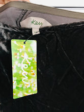 Load image into Gallery viewer, Kew Womens Velvet Aline Maxi Skirt NWT | UK 12 | Brown
