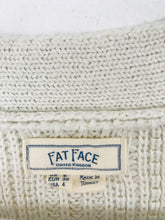Load image into Gallery viewer, Fat Face Women’s Cardigan | UK 8 | White
