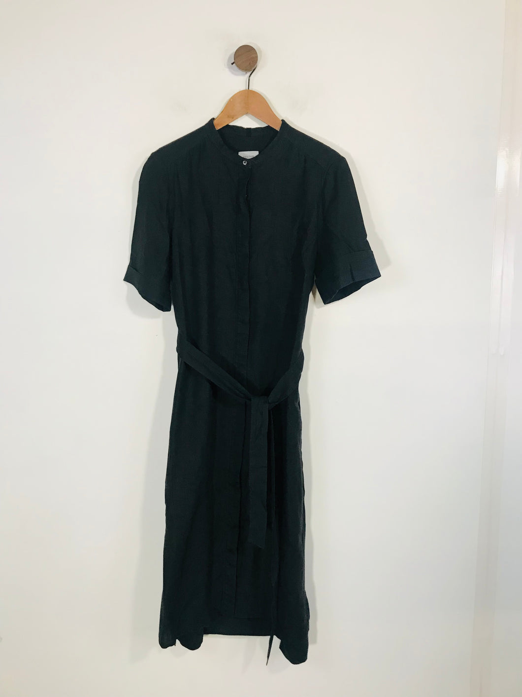 Jigsaw Women's Linen Shirt Dress | UK14 | Black