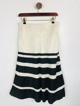 Load image into Gallery viewer, Coast Women&#39;s Linen Striped A-Line Skirt | UK10 | Multicoloured
