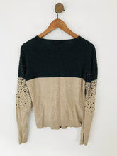 Load image into Gallery viewer, Clements Ribeiro Women&#39;s Studded Cardigan | M UK10-12 | Beige
