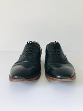 Load image into Gallery viewer, Jones Bootmaker Men’s Leather Oxford Shoes | UK7 41 | Black
