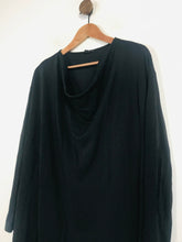 Load image into Gallery viewer, Cos Women&#39;s Cowl Neck Long Sleeve Shift Dress | M UK10-12 | Black

