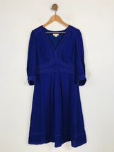 Load image into Gallery viewer, Monsoon Women&#39;s Pleated A-Line Dress | UK16 | Purple
