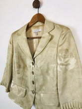 Load image into Gallery viewer, Dusk Frank Usher Women&#39;s Floral Smart Blazer Jacket | UK10 | Beige
