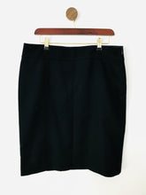 Load image into Gallery viewer, Jigsaw Women&#39;s Wool Smart Pencil Skirt | UK14 | Black
