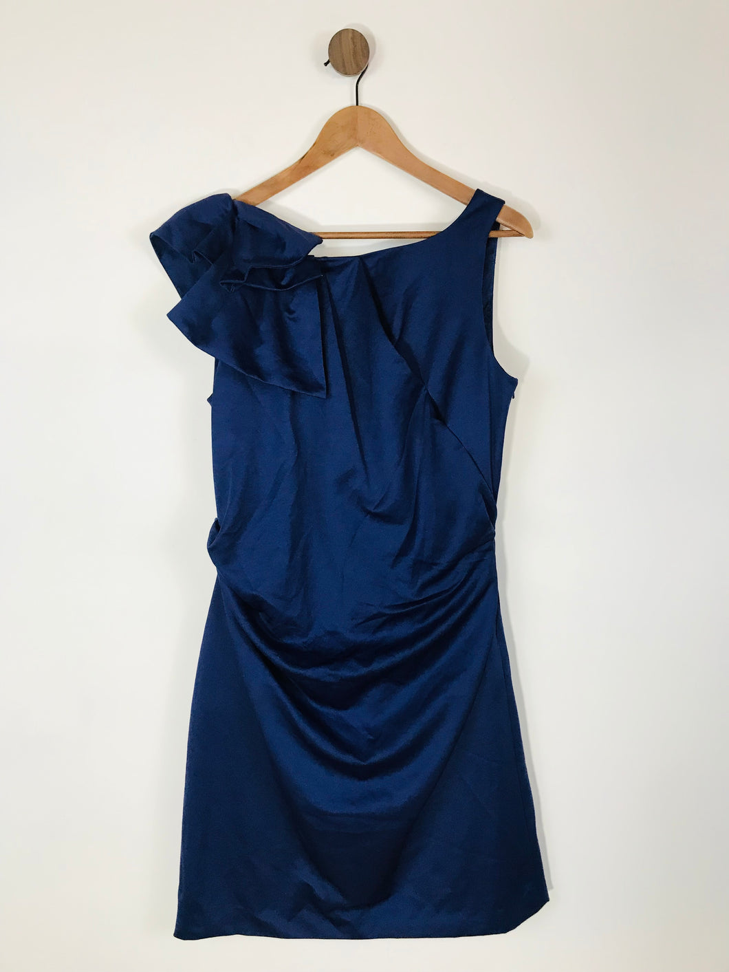 Monsoon Women's Ruched A-Line Dress NWT | UK16 | Blue
