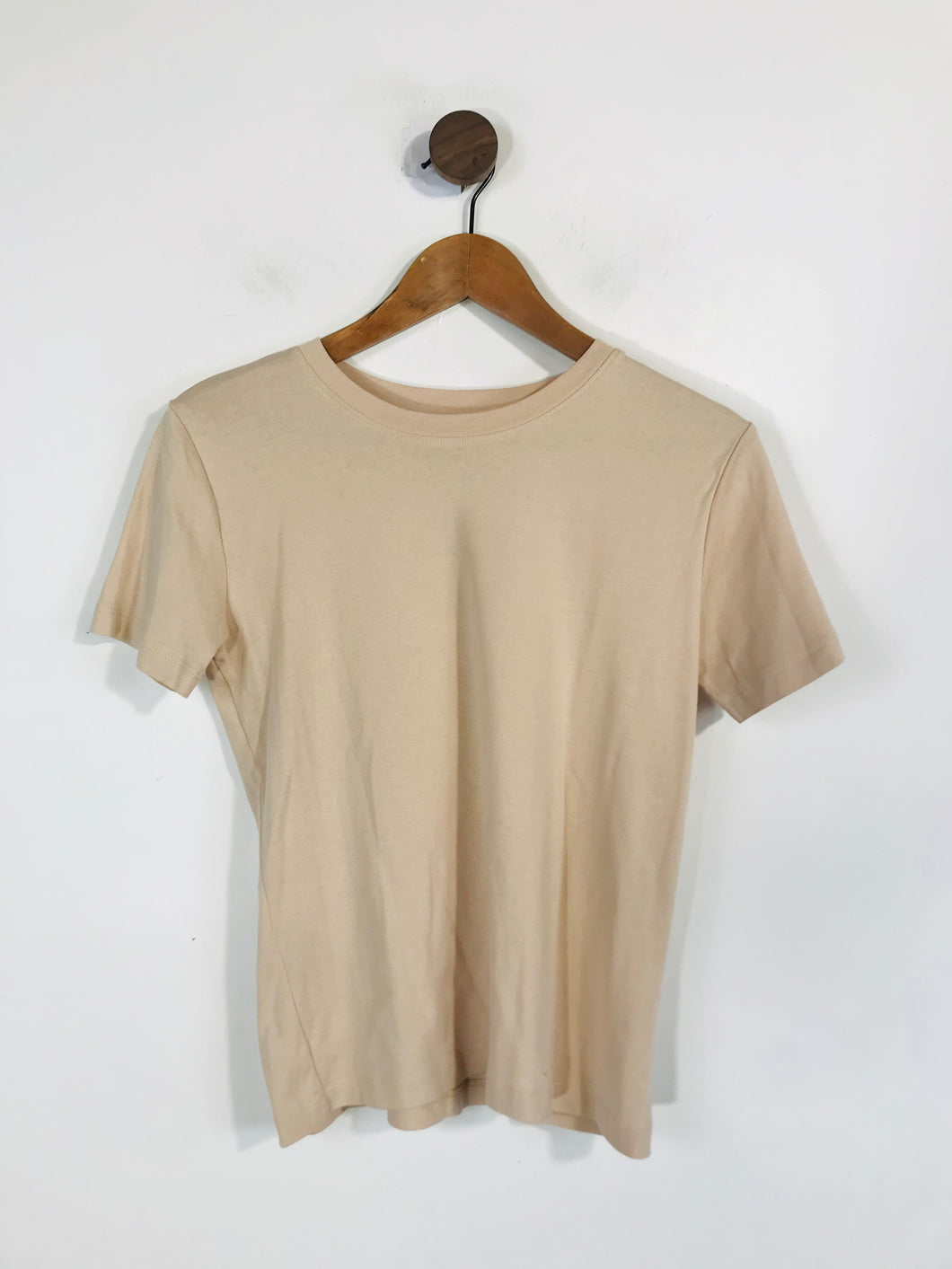 Zara Women's T-Shirt | L UK14 | Beige