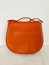 Load image into Gallery viewer, L.K. Bennett Women’s Leather Crossbody Saddle Bag | H9 W10 | Orange
