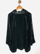 Load image into Gallery viewer, Sahara Women&#39;s Velour Velvet Blouse | S/M UK10-12 | Grey
