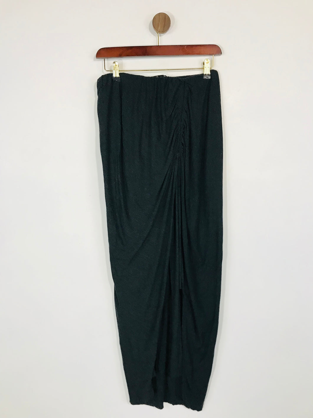 AllSaints Women's Wrap Maxi Skirt | L UK14 | Grey