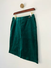 Load image into Gallery viewer, Laura Ashley Women&#39;s Corduroy Pencil Skirt | UK10 | Green
