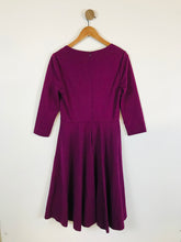 Load image into Gallery viewer, Boden Women&#39;s A-Line Dress | UK14 | Purple
