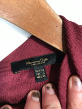 Load image into Gallery viewer, Massimo Dutti Women&#39;s Pleated Midi Dress | EU38 UK10 | Red
