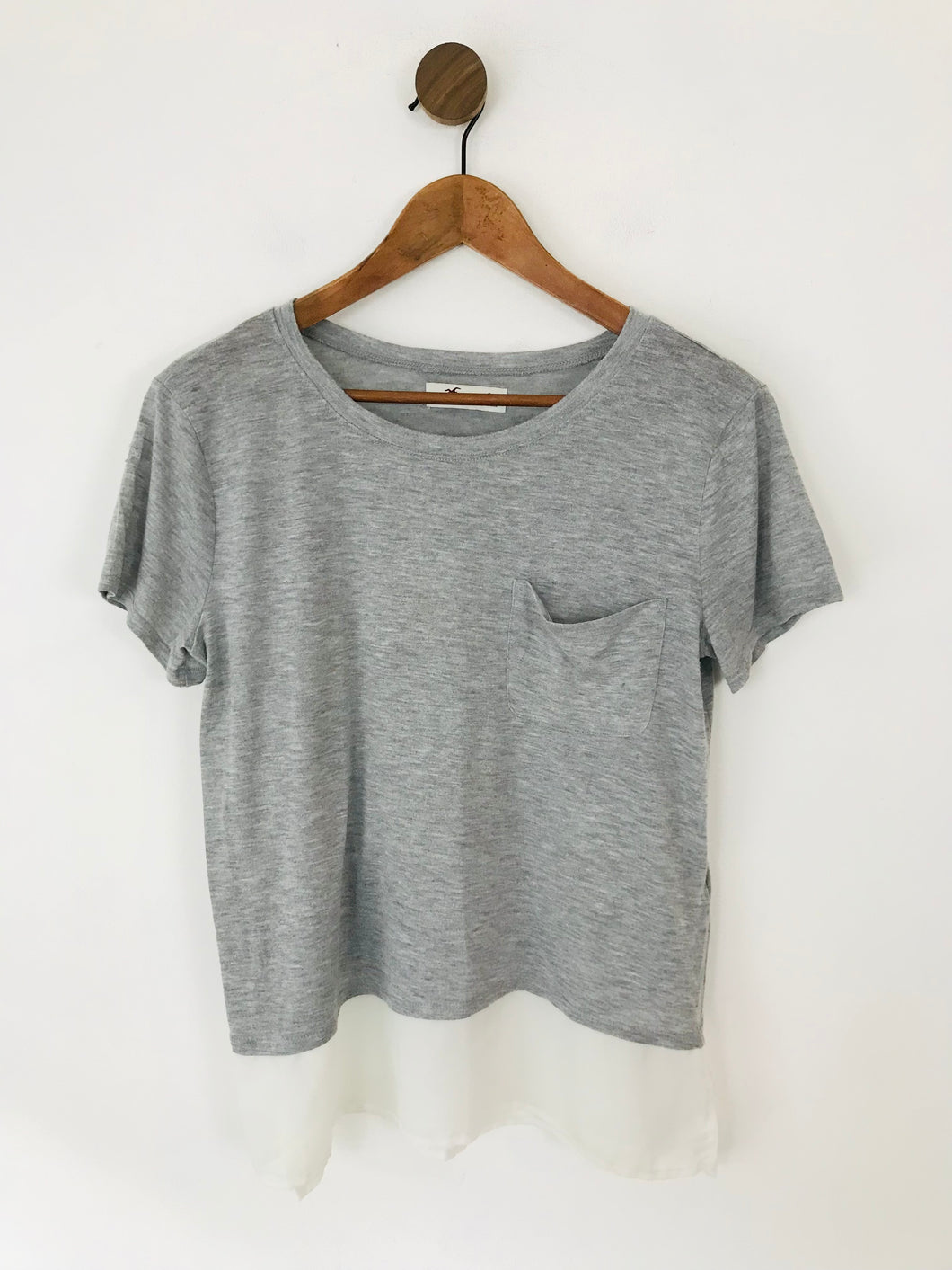 Hollister Women's Oversized T-Shirt | S UK8 | Grey