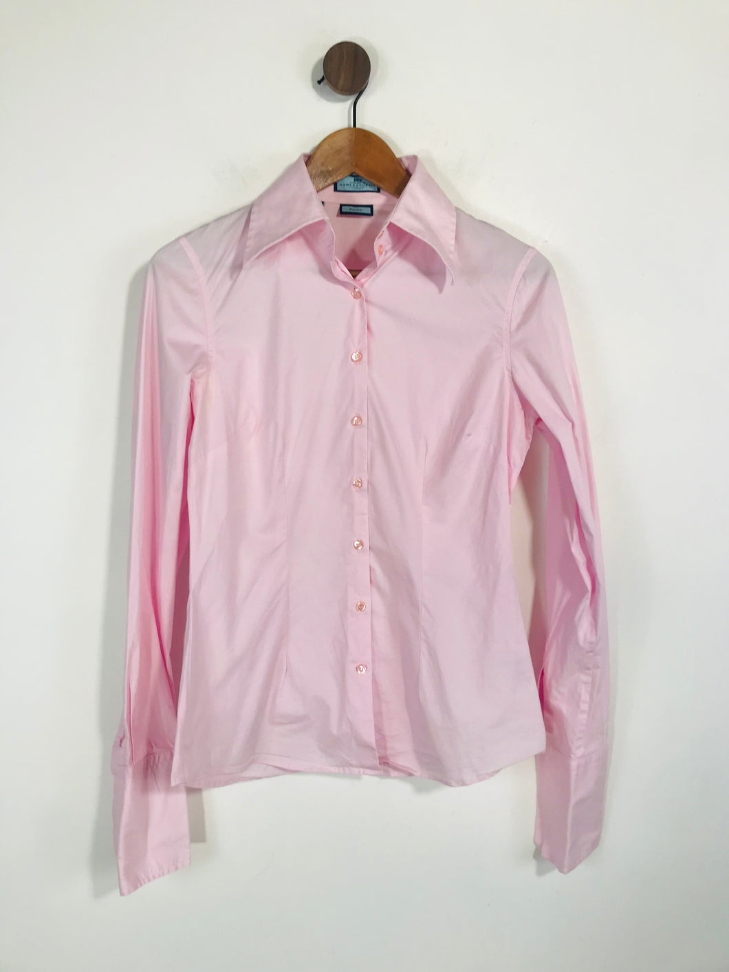 Hawes & Curtis Women's Cotton Smart Button-Up Shirt | UK12 | Pink