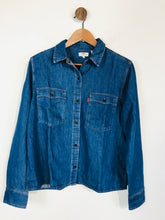 Load image into Gallery viewer, Levi’s Women&#39;s Denim Look Button-Up Shirt | M UK10-12 | Blue
