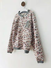Load image into Gallery viewer, Zara Kid&#39;s Floral Bomber Jacket | 7/8 Years | Pink
