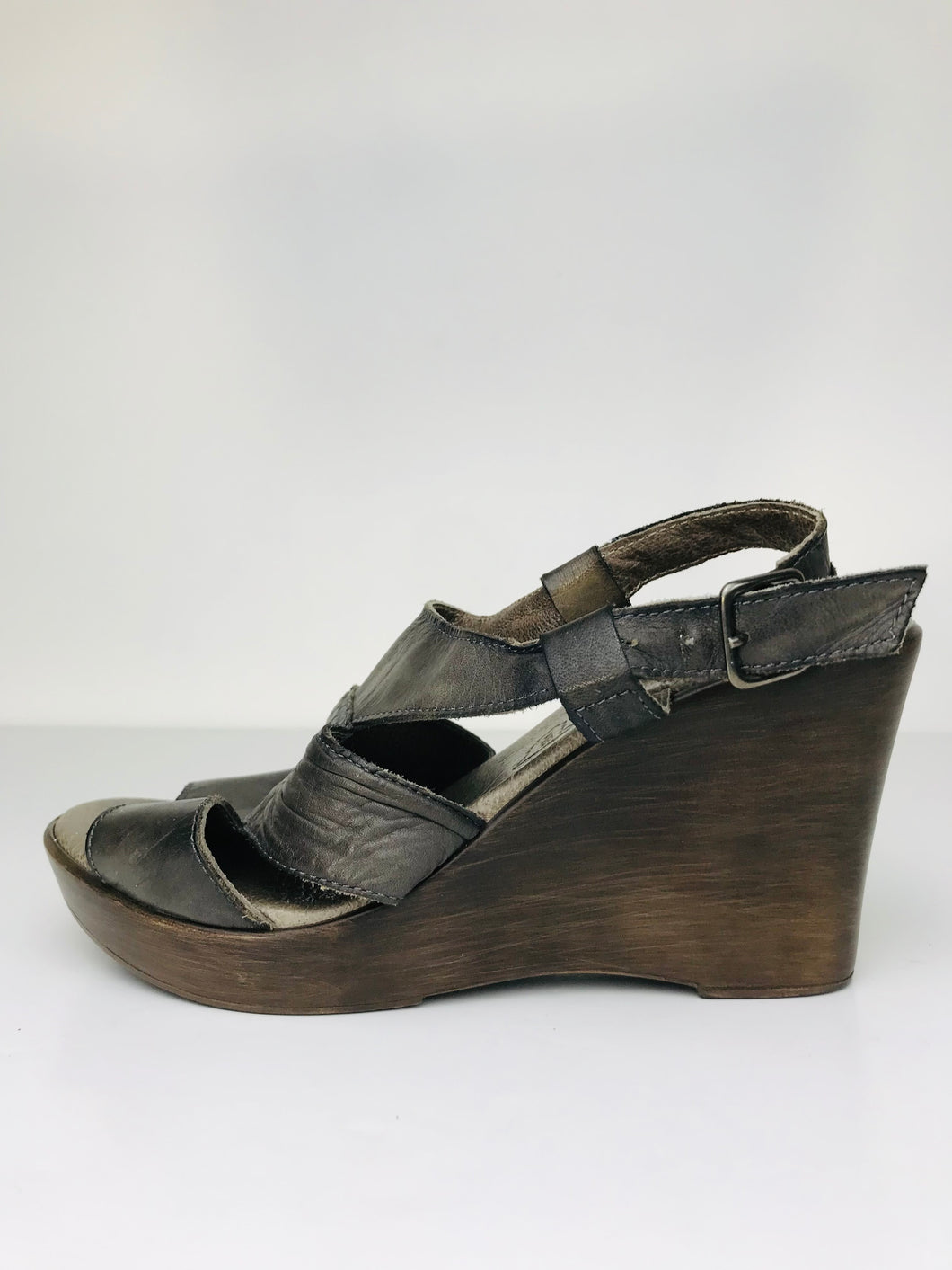 Paula Urban Women's Leather Heels | EU37 UK4 | Grey