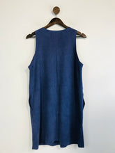 Load image into Gallery viewer, Zara Women&#39;s Faux Suede Shift Dress | M UK10-12 | Blue
