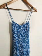 Load image into Gallery viewer, Zara Women&#39;s Boho Floral Mini Dress | M UK10-12 | Blue

