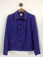 Load image into Gallery viewer, Viyella Women&#39;s Wool Peacoat Coat | UK16 | Purple
