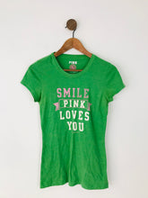 Load image into Gallery viewer, Victoria’s Secret PINK Women’s Graphic T-Shirt | S | Green
