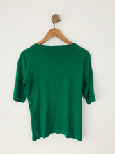 Load image into Gallery viewer, Jigsaw Women’s Short Sleeve Knit Cardigan | M UK10-12 | Green
