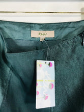 Load image into Gallery viewer, Kew Women&#39;s Silk Midi Skirt NWT | UK10 | Green
