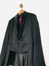 Load image into Gallery viewer, Todd Lynn Topshop Women&#39;s Wool Tailcoat Blazer Jacket | UK12 | Black
