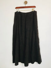 Load image into Gallery viewer, Hobbs Women&#39;s Linen Maxi Skirt | UK12 | Brown
