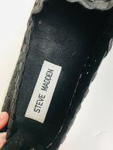 Load image into Gallery viewer, Steve Madden Women&#39;s Espadrille Flats Shoes | EU6.5 | Black
