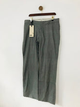 Load image into Gallery viewer, Drykorn for Beautiful People Women&#39;s Check Chinos Trousers NWT | 33-34 UK14-16 | Grey
