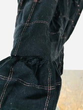 Load image into Gallery viewer, Zara Women’s Oversized Long Sleeve Check Maxi Dress | M UK10-12 | Black
