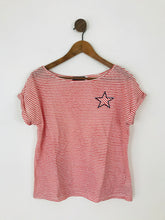 Load image into Gallery viewer, Mint Velvet Women’s Stripe Star T-Shirt | M UK10-12 | Red White
