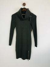 Load image into Gallery viewer, Karen Millen Women&#39;s Knit Roll Neck Bodycon Dress | 1 | Grey
