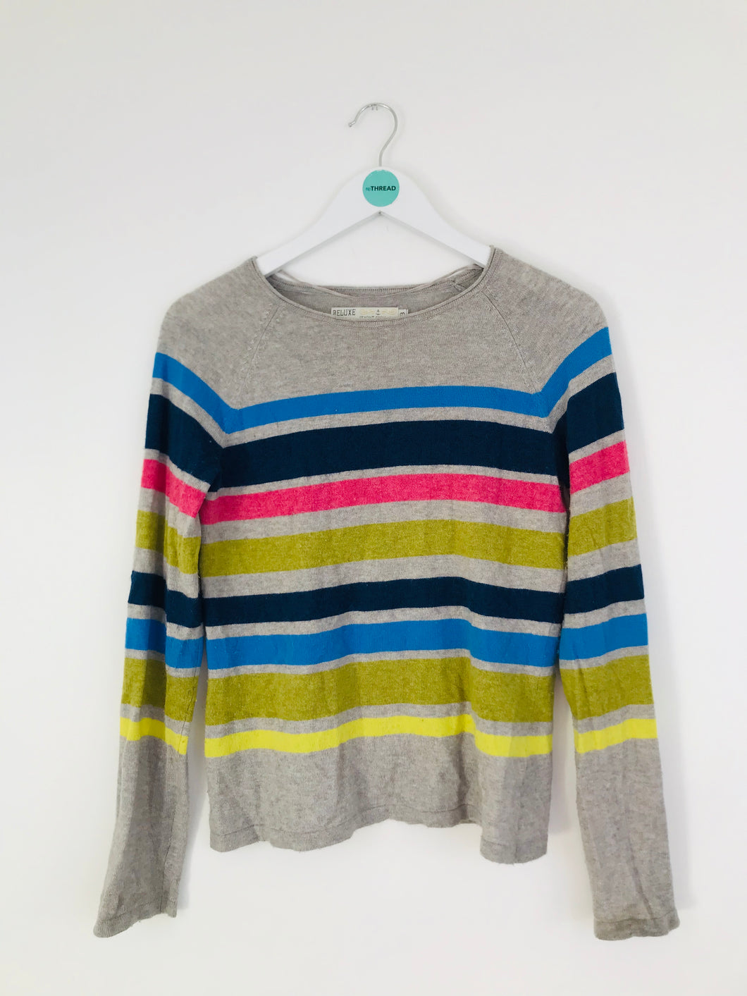 Seasalt Womens Stripe Knit Jumper | UK8 | Multicolour