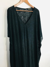 Load image into Gallery viewer, Biba Women&#39;s Sheer Tunic T-Shirt | L UK14 | Black

